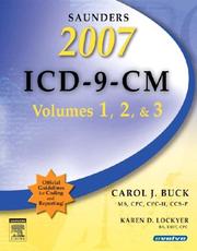 Cover of: Saunders 2007 ICD-9-CM, Volumes 1, 2, and 3