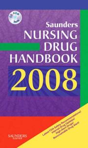 Cover of: Saunders Nursing Drug Handbook 2008 (Saunders Nursing Drug Handbook)