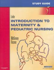 Cover of: Study Guide for Introduction to Maternity & Pediatric Nursing