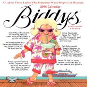Cover of: Biddys 2008 Mini Calendar by Pat Welch