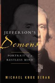 Cover of: Jefferson's Demons: Portrait of a Restless Mind