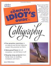 Cover of: The complete idiot's guide to calligraphy