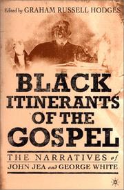 Cover of: Black Itinerants of the Gospel: The Narratives of John Jea and George White