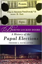 Cover of: Behind Locked Doors by Frederic J. Baumgartner