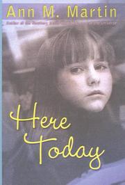Cover of: Here Today (Apple Signature Edition) by Ann M. Martin