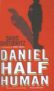 Cover of: Daniel Half Human | David Chotjewitz