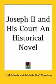 Cover of: Joseph II And His Court an Historical Novel
