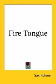 Cover of: Fire Tongue by Sax Rohmer