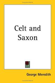Cover of: Celt and Saxon