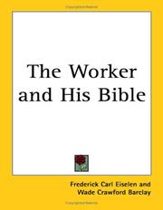 Cover of: The Worker and His Bible