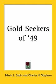 Cover of: Gold Seekers of '49