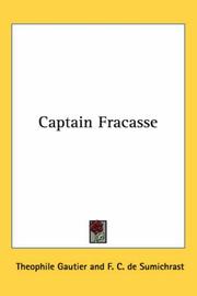 Cover of: Captain Fracasse by Théophile Gautier