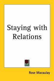 Cover of: Staying With Relations