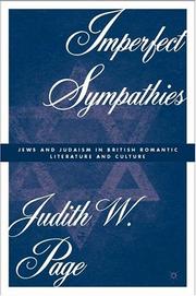 Cover of: Imperfect sympathies by Judith W. Page