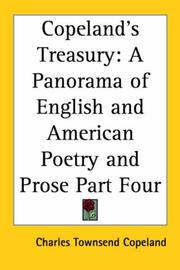 Cover of: Copeland's Treasury: A Panorama of English And American Poetry And Prose