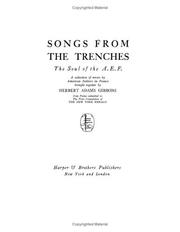 Cover of: Songs from the Trenches The Soul of the A. E. F.