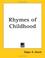 Cover of: Rhymes of Childhood