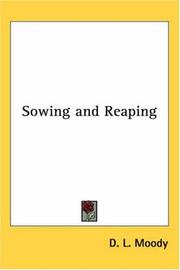 Cover of: Sowing And Reaping