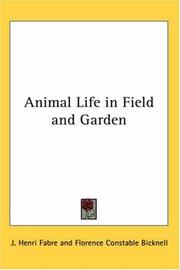 Cover of: Animal Life in Field And Garden by Jean-Henri Fabre