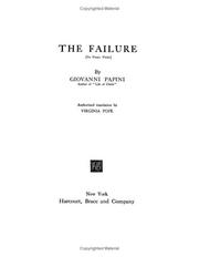 Cover of: The Failure by Papini, Giovanni