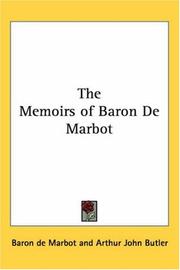 Cover of: The Memoirs of Baron De Marbot by Baron de Marbot