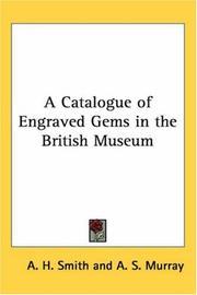 Cover of: A Catalogue Of Engraved Gems In The British Museum