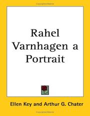 Cover of: Rahel Varnhagen a Portrait by Ellen Key
