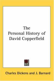 Cover of: The Personal History of David Copperfield by Charles Dickens