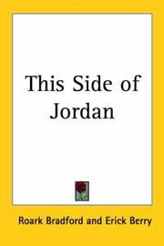 Cover of: This Side Of Jordan by Roark Bradford