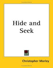 Cover of: Hide And Seek by Christopher Morley