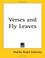 Cover of: Verses And Fly Leaves