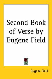 Cover of: Second Book of Verse by Eugene Field