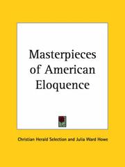 Cover of: Masterpieces of American Eloquence by Christian Herald Selection