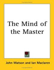 Cover of: The Mind Of The Master