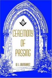 Cover of: Ceremony Of Passing | W. L. Wilmshurst