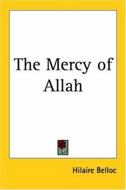 Cover of: The Mercy Of Allah | Hilaire Belloc