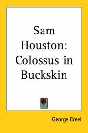 Cover of: Sam Houston: Colossus In Buckskin