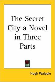Cover of: The Secret City A Novel In Three Parts