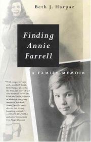 Finding Annie Farrell by Beth J. Harpaz