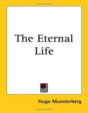 Cover of: The Eternal Life by Hugo Munsterberg