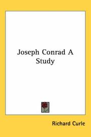 Cover of: Joseph Conrad A Study by Richard Curle