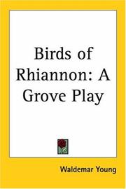 Cover of: Birds Of Rhiannon | Waldemar Young