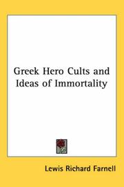 Cover of: Greek Hero Cults And Ideas Of Immortality