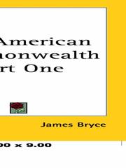 Cover of: The American Commonwealth by James B. Bryce