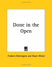 Cover of: Done in the Open by Frederic Remington, Frederic Remington