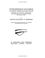 Cover of: With Shotgun And Rife in North American Game Fields