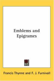 Cover of: Emblems And Epigrames