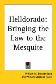 Cover of: Helldorado by William M. Breakenridge