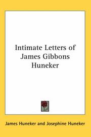 Cover of: Intimate Letters of James Gibbons Huneker