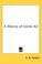 Cover of: A History Of Greek Art